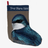 ツリ素晴らしツバメ・ソングバードのプロフィール ラージクリスマスストッキング (正面)
