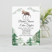 ツリ素朴ムースブライダルシャワー招待 招待状 (スタンド正面)