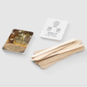 ツリ素朴ーレイクトゥインクルライト結婚式 プログラム ハンドファン (組立なし)