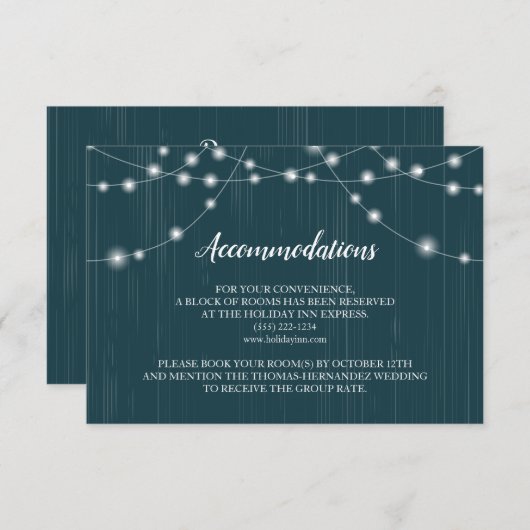 ツリ素朴ー結婚の挿入招待状 招待状 (正面/裏面)