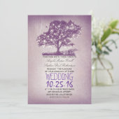 ツリ素朴ー&ストリングライト結婚式招待状 招待状 (スタンド正面)