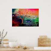 *~*ツリ芸術的ーAP81イーサリアカルミングDIY引用文 ポスター (キッチン)