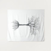 ツリ葉ー() タペストリー (正面(横))