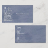 ツルとアイリス 名刺 (正面/裏面)