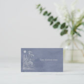 ツルとアイリス 名刺 (スタンド正面)