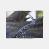 ツルシギモドキ、泣き鳥 フリースブランケット (正面(横))