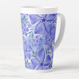 ツルニチニチソウの花 ブルーバイオレット ニチニチソウの花 カフェラテマグ