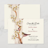 ツルリンドウ Save The Date カード (正面/裏面)