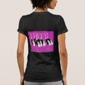 ツル（ピンク） Tシャツ (裏面)