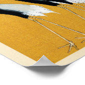 ツル ポスター (角)