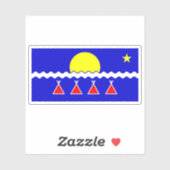 ツワシı̨チョ(トリチョまたはドグリブ)国旗、カナダ シール (シート)