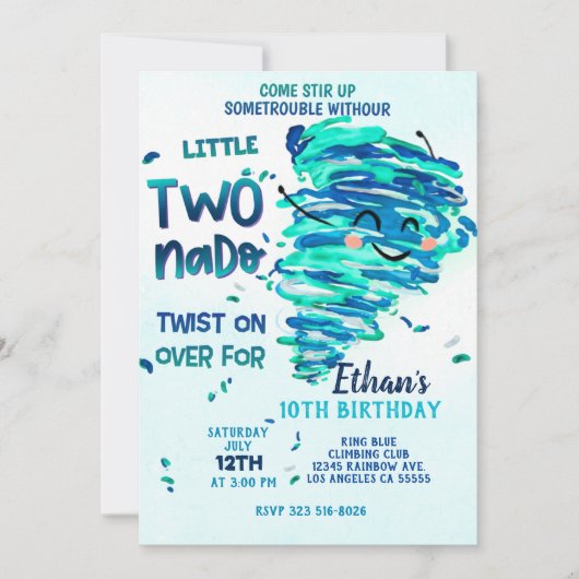 ツーなのだ招待状 招待状 (正面)