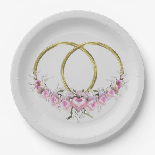 ツーアズワンラウンドディナー紙プレート ペーパープレート (正面)