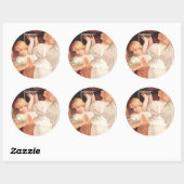 ツーアンジェルズグイドレーニクリスチャンバロックファインアート ラウンドシール (シート)