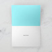 ツーアンジェルフィッシュスウィートエンジェル誕生日カード カード (内部)