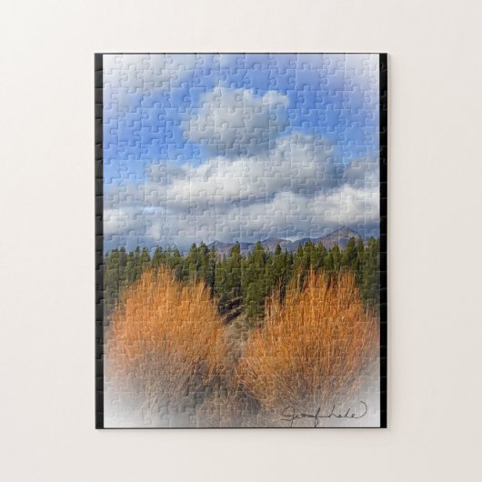 ツーイエローブッシュパズル ジグソーパズル (縦)