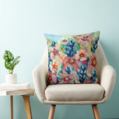 ツーインワンオリジナルフローラファインアート装飾用クッション クッション (椅子)