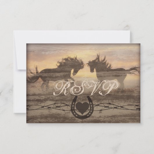 ツーウーズカント素朴リーウエディング出欠の出欠 出欠カード (裏面)