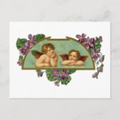 ツーエンジェル絵画ズヴィンテージ ポストカード (正面)