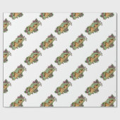 ツーエンジェル絵画ズヴィンテージ ラッピングペーパー (フラット)