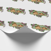 ツーエンジェル絵画ズヴィンテージ ラッピングペーパー (角)