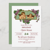 ツーエンジェル絵画ズヴィンテージ 招待状 (正面/裏面)