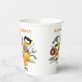 ツーカスタマイズルズリトルハンディマン誕生日 紙コップ (左)