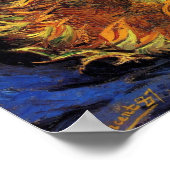 ツーカットサンフラワーズバンゴッホファインアート ポスター (角)