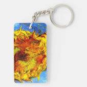 ツーカットヒマワラートバンゴッホ キーホルダー (裏面)