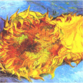 ツーカットヒマワラートバンゴッホ シール (正面)