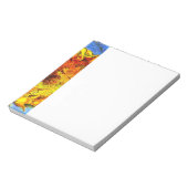 ツーカットヒマワラートバンゴッホ ノートパッド (回転)