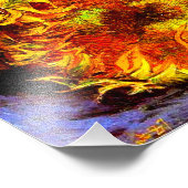 ツーカットヒマワラートバンゴッホ フォトプリント (角)