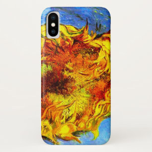 ツーカットヒマワラートバンゴッホ iPhone X ケース
