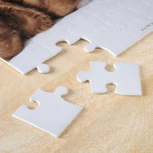 ツーカバリヤキングチャールズスパニエル犬子犬 ジグソーパズル (側面)