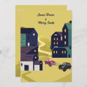 ツーカーズハウズヒルロードハート結婚ズ 招待状 (正面/裏面)