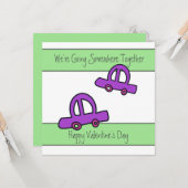 ツーカーズ旅行オンヴァレンティネス カード (正面/裏面インサイチュ)