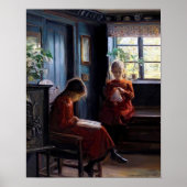 ツーガールズヴィンテージファインアートポスター ポスター (正面)