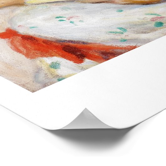 ツーガールズ読ピエール・アウグスト・ルノアール絵画ズ ポスター (角)