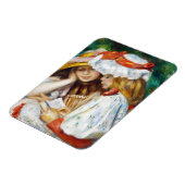 ツーガールズ読ピエール・アウグスト・ルノアール絵画ズ マグネット (左側)