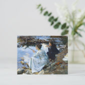 ツーガールズ魚釣りバイジョンシンガーサージェント ポストカード (スタンド正面)