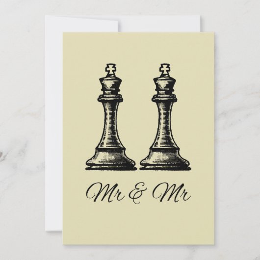 ツーキングスゲイ結婚ズ 招待状 (正面)