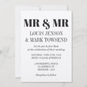 ツーキングスゲイ結婚ズ 招待状 (裏面)