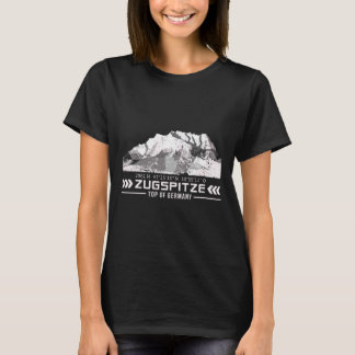 ツークシュピッツェ アルプス ヴェッターデイン山脈 ハイキング クライミング Tシャツ
