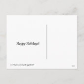 ツークリスマスホリデーゴールデンレトリバー シーズンポストカード (裏面)