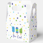 ツークール2歳の誕生日 青と緑 フェイバーボックス (見開き)