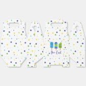 ツークール2歳の誕生日 青と緑 フェイバーボックス (見開き)