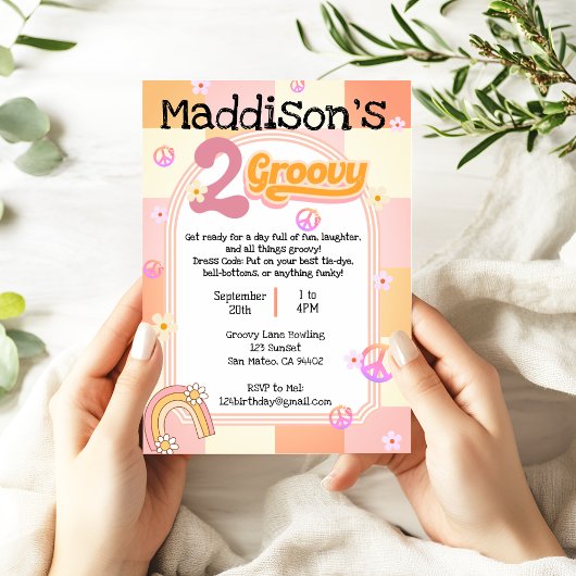 ツーグルービーガールズ誕生日招待状 招待状