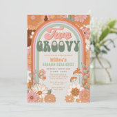 ツーグルービーバースデーパーティー招待状ヒッパイレインボー 招待状 (スタンド正面)