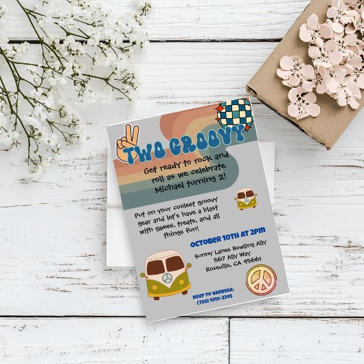 ツーグルービーボーイズ誕生日招待状 招待状