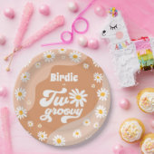 ツーグルービー第2誕生日パーティーボホレトロデイジー ペーパープレート (パーティー)